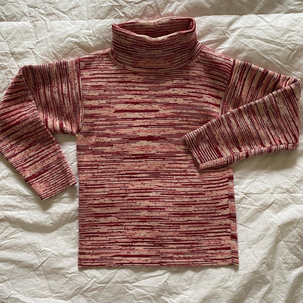 Misha&Puff cotton space dye turtleneck.